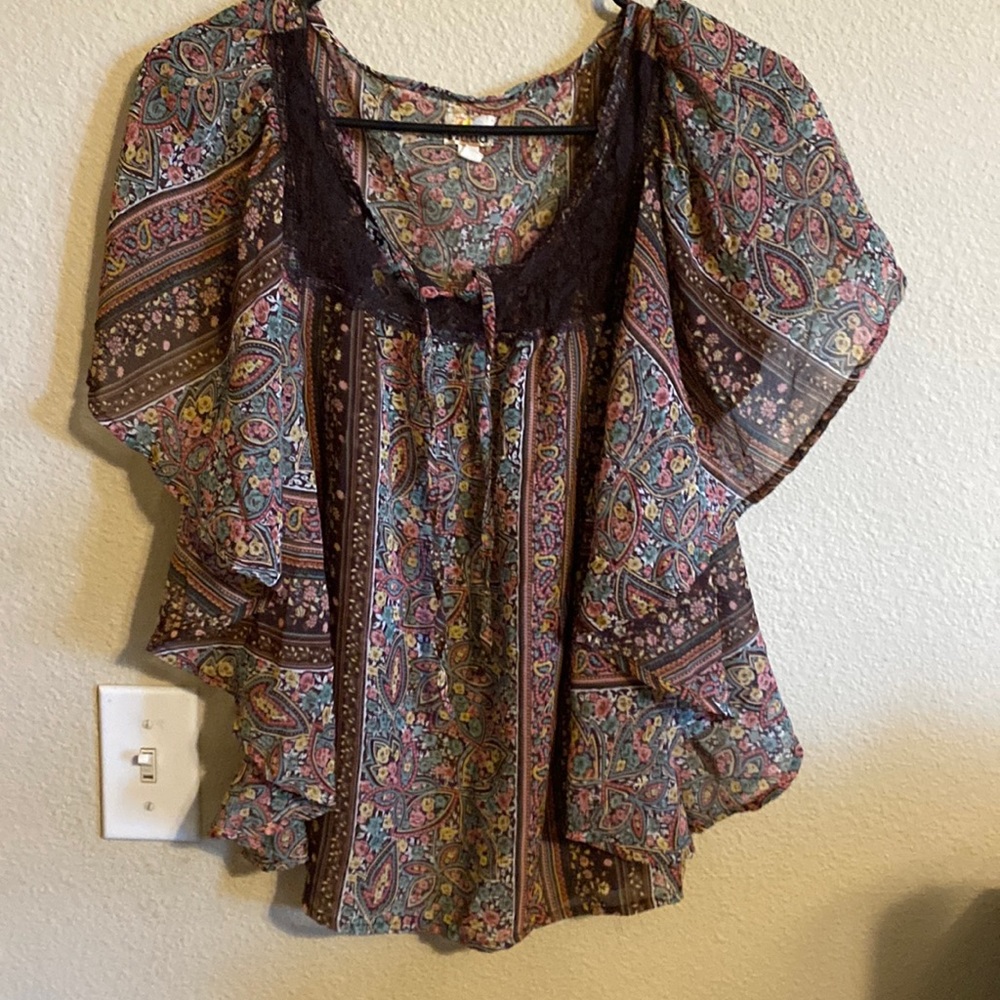Mudd boho blouse size XS